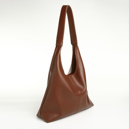 Women's bag on the magnet Textura, medium size, cosmetic bag, brown color-2