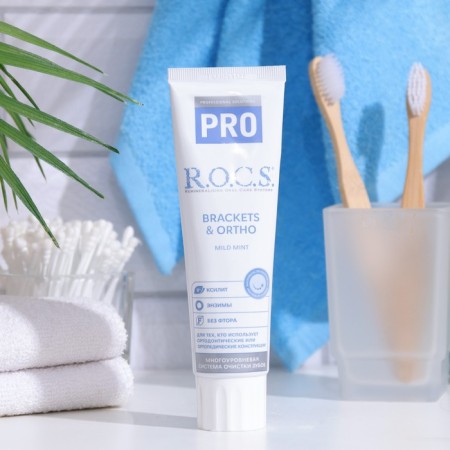 Toothpaste R.O.C.S. Pro Brackets & Ortho, 135 g-1
