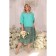 Female jumper, size 58, turquoise color