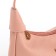 Female bag 25*7*13.5 depth with a zipper, pink