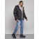 Sports Bologna male winter, size 54, black color