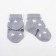 Socks children's baby I am “stars”, gray color, 6-8 cm