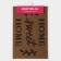 The rug giving moisture -drinking share Sweet Home, without edging, 40 × 60 cm, brown color