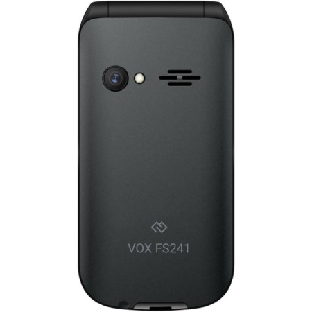 Digma Vox FS241 mobile phone 128MB black folding 3G 4G 2SIM 2.44 "240x320 0.3MPIX 1075684-9