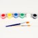 New Year's set for creativity. Christmas balls for coloring "New Year! Winter Forest ", paints, 2 pcs