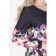 Female blouse, size 48, black color
