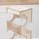 Summary stand for 4 bottles, 13 × 16 × 40 cm