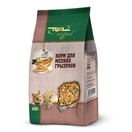 Triol food for small rodents, 450 g.