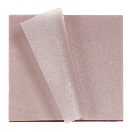 Block with a sticky edge of 76mm x 76mm 50l plastic transparent coffee mother-2