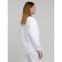 Women's sweam with a comb, size 46, white color