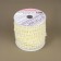 Pearls on threads, flat, 10 mm, 9 ± 1 m, milk color