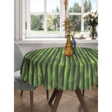 Bambo stems, round, Saten, d = 150 cm on the table