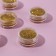 A set of sparkles for decor, small grinding, golden color, 6 pieces