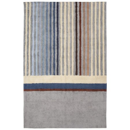 Cotton carpet with Tulip Garden Terra, size 200x300 cm