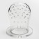 Nibbler for feeding with silicone mesh "horseshoe", color mix
