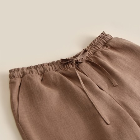 Male home -made suit (short sleeve and shorts) SL Home p. L, coffee-17