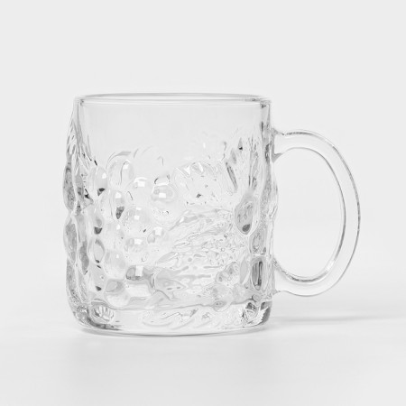 Set of glass mugs, 395 ml, d = 8.6 cm, h = 10 cm, 2 pcs-1