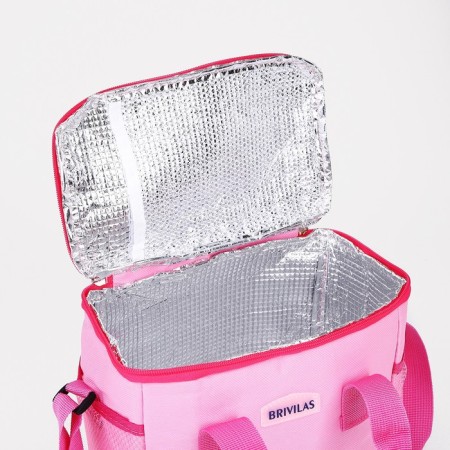 Thermal -mosa with a zipper, 5.8 liters, 2 outer pockets, pink color-2
