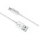 Cable Borofone BX22, Micro USB - USB, 2.4 A, 1 m, white