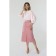 Velvet skirt with patch pockets, size 42
