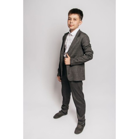 Children's jacket, height 128 cm, gray color