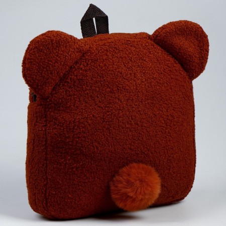 Baby backpack for the girl "Bear", plush-1