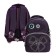 School backpack, 40 x 27 x 20 cm, Grizzly, ergonomic back, laptop department, purple