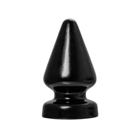 Anal plug Toyfa Popo Pleasure Draco α, cone, PVC, 95x180 mm, black color-1
