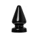 Anal plug Toyfa Popo Pleasure Draco α, cone, PVC, 95x180 mm, black color