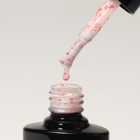 Gel nail polish, Milk Potal, 3 phase, 8ml, LED/UV, white/red color (12)-5