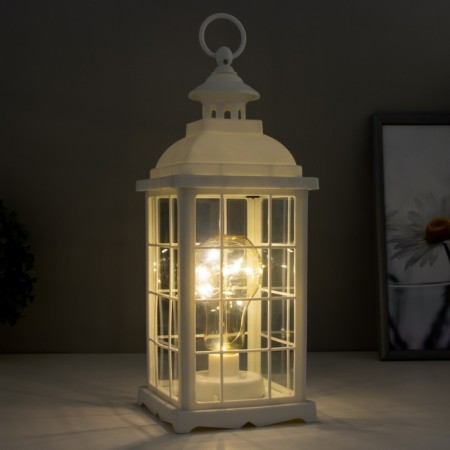 The nightlight "Light and fireflies" is white from batteries 35x13.5x13.5cm Risalux-2