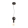 Antix lamp E27 40W Black Gold 10x10x27cm