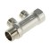 Aqualink threaded manifold, 3/4 "x 3/4" x 1/2 ", internal/outer thread, 2 outputs