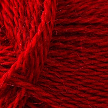 Yarn "village" 100% wool 250m/100g (88 red poppy)-2