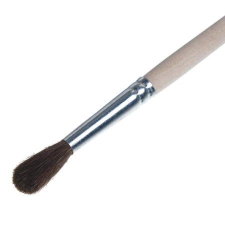 Round Brush No. 5 (clip diameter 5 mm; hair length 20 mm), wooden handle, calligrata-4