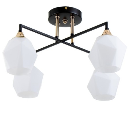 Svetogor chandelier "Style" 4x60W E27 Black 55x55x28.5cm