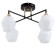 Svetogor chandelier "Style" 4x60W E27 Black 55x55x28.5cm