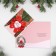 Postcard "Happy New Year", mittens, 12 x 18 cm, new year