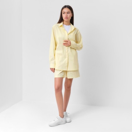 Women's suit (shirt and shorts) Mist Summer Time, size 42, yellow-3