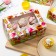 Packaging for 6 cupcakes with the window "City of sweets", 25 x 17 x 10 cm