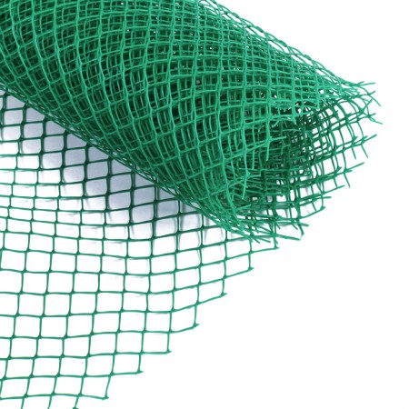 Garden grid, 1.5 × 5 m, rhombus cell 15 × 15 mm, plastic, green, Greengo-5
