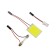Auto Stuffing LED, 12 V, 24 SMD, two adapters, white light