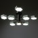 Causteen 1318/8wt LED 192W 3000-6000k white 86x86x25 cm Bayerlux