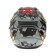 The helmet integral with two visors, size L (59-60), BLD-M67E model, black and yellow