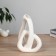 VAZA Ceramics Table "Bailey" 23 cm, white