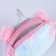 Plush handbag "unicorn" on the lace, the color is pink