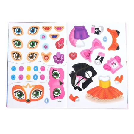 A reusable book with elastic bands “Write-West. We go to the party ”, with stickers, 8 p.-2