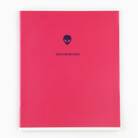 Notebook A5, 36 liters on the paper clip No. 1 mix “September 1: minimalism” UV lac-4