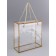 PET box with handles, gold, 25 x 25 x 10 cm