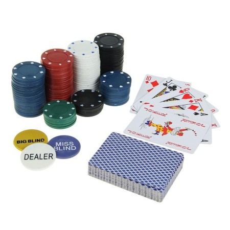 Poker, set for the game (maps 2 decks, chips 200 pcs.), Without a face value, 60 x 90 cm-6
